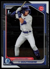 TY SOUTHISENE 2024 BOWMAN DRAFT CHROME RC CHICAGO CUBS #BDC-45 1ST BOWMAN