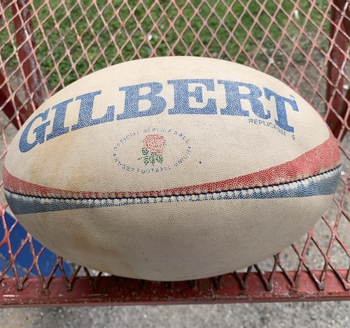 Vtg Gilbert England Rugby Ball Official Replica Ball Size 5 Sports