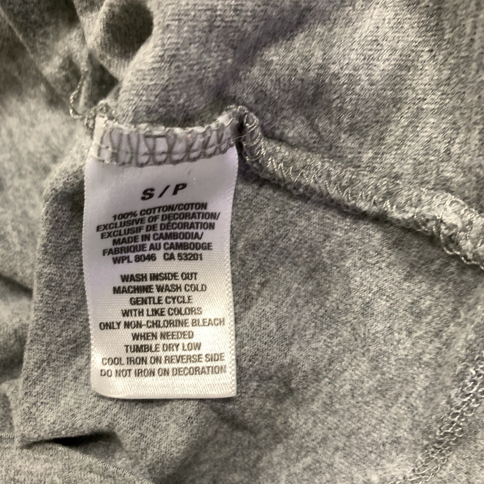 Womens Aeropostale 87 Logo Long Sleeve Gray T-shirt Tee Size Small