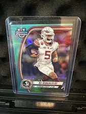 2024 Bowman University Chrome - D.J. Uiagalelei #48 Aqua Refractor /299 (RC)