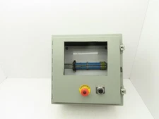 Wiegmann N12161608 Electrical Enclosure 16x16x8" Wall Mount Panel Cutout 9x7"