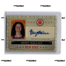 2024 Topps McDonald's A/A - #NHB-BER Berry Wallace Rookie Auto 1/1 SUPERFRACTOR