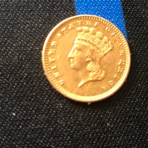 $1 Indian Princess Head Type 3 USA 1 Dollar .900 Gold Coin no date