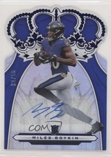 2019 Panini Chronicles Crown Royale Rookie Blue 32/50 Miles Boykin Auto 00jz