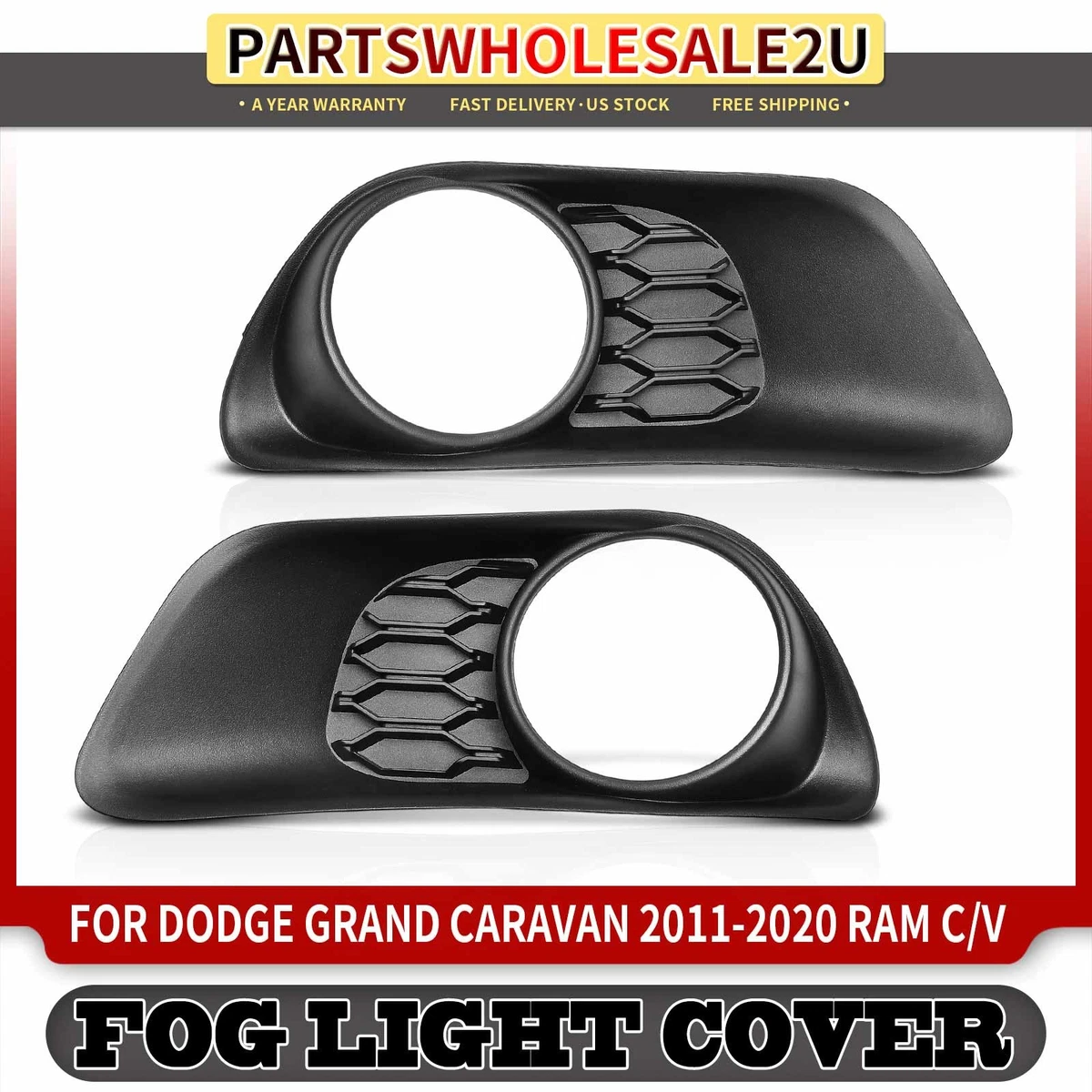 Luz Antiniebla Derecha Para Dodge Ram 11-18 Y 09-10 | Reemplazo Directo, Lado Pasajero