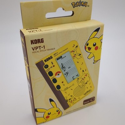 KORG VPT-1 P025 Pokemon Pikachu Vocal Pitch Trainer Tuner Japan Limited Edition