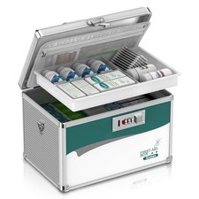 Medicine Lock Box with Combination Lock,Medication Lock box Medium... Fa