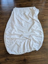 EUC Twin White Mattress Protector Used Once Pad Topper