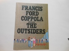 film pamphlet The Outsider Francis F. Coppola