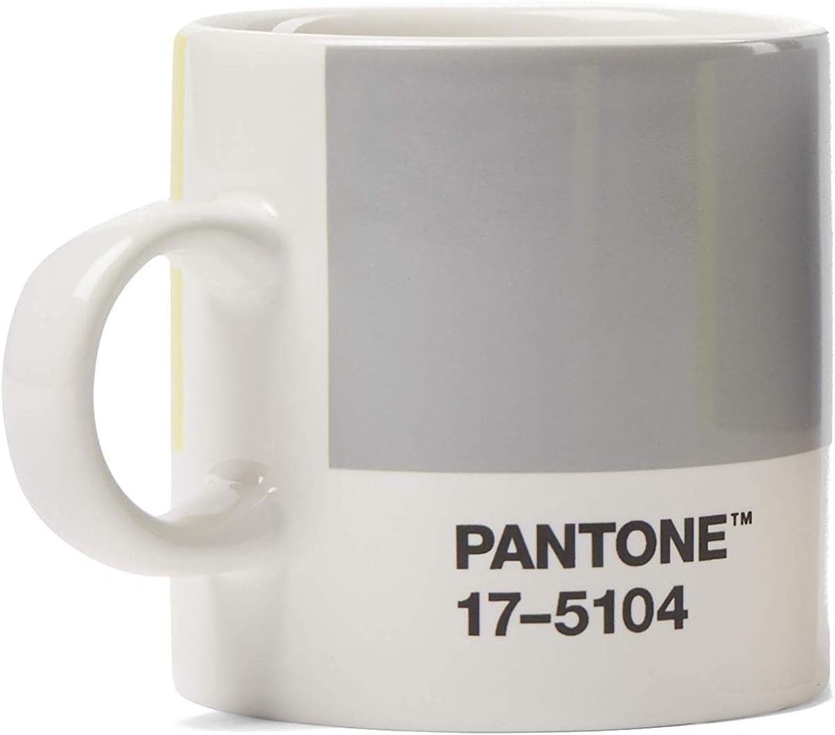 Pantone Porcelain Espresso Cup, Thick-Walled, Dishwasher-Safe, 120 ml, Illuminat
