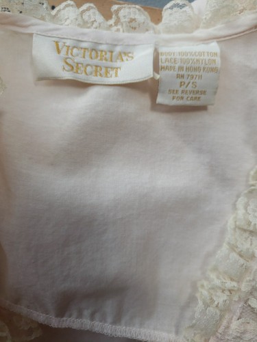 Victoria Secret Floor Length Womens Night Gown Gold label French Country cottage - Picture 7 of 8