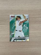 Nick Kurtz 2025 Bowman's Best Mini Diamond /299 Refractor Rookie RC Athletics