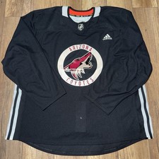 Arizona Coyotes Utah Mammoth NHL Adidas MiC Fight Strap Hockey Jersey Size 58
