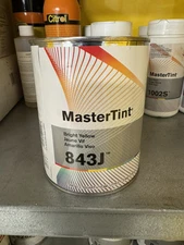 843J Quart bright yellow Mastertint Chromabase Cromax axalta Toner New
