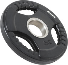 Disco Peso in Ghisa Gommato Dischi Palestra Bilanciere Olimpico Foro 50Mm Piastr