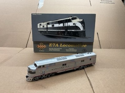 PROTO 2000 HO SCALE DIESELLOK E7 A UNIT BURLINGTON SILBER LESEN!