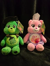 Care Bears x Wicked 2 Set – Good Luck Elphaba & Love-a-Lot Glinda -Fun-Size, NWT