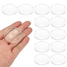 12 Pack Biconvex Lens, 42mm Dia. 75mm Focal Length Optical Lenses