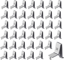 Shelf Clips, Adjustable Supports Clip for 255 Standard Pilaster, Heavy Duty Meta
