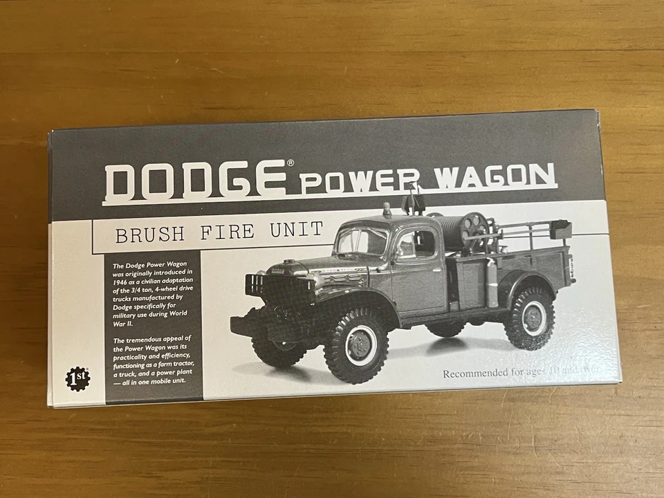 Vintage First Gear #18-2677 Dodge Toy Power Wagon Brush Fire Unit 1/30 #215 - Image 3 of 4