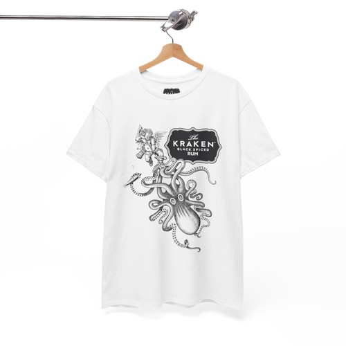 Kraken Spiced Rum Unisex Heavy Cotton Tee - Picture 9 of 88