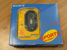 NOS Sony Walkman Sports Stereo Cassette Player WM-45 New Complete