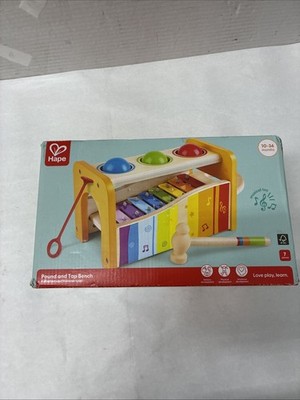 Hape Pound and Tap Bench with Slide Out Xylophone