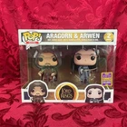 The Lord of the Rings: ARAGORN & ARWEN (2-Pack) Funko POP, 2017 Summer Con Excl.