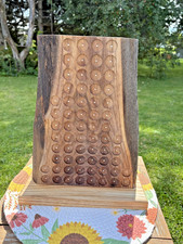 Pathtag Standing Display Walnut/Oak 2 sided