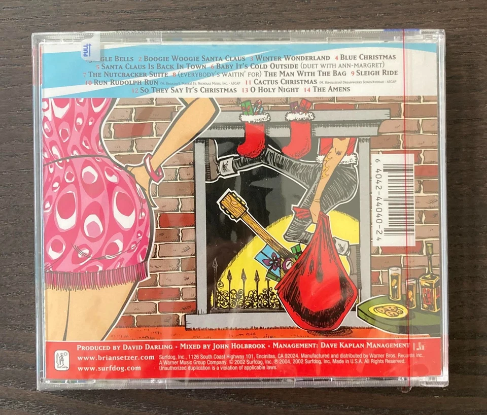 Brian Setzer Orchestra - Boogie Woogie Christmas CD (2002) NEW! STILL SEALED! - Image 2 of 2