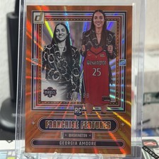 2025 Panini Donruss WNBA Georgia Amoore Franchise Features Orange Laser /399 RC