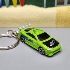 Fits Mitsubishi Eclipse Green Ff Mini Custom Car Key Chain Fits Mitsubishi Eclipse Green Ff Mini Custom Car Key Chain