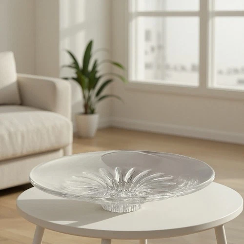 VTG STEUBEN Centerpiece Bowl “Sunflower “ Designed By Eric Hilton 10” Dia