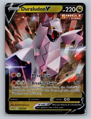 Duraludon V 103/159 Holofoil Crown Zenith  NM Pokemon