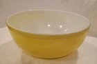Vintage 1940's PYREX Primary Colors Large Yellow Mixing Bowl 4QT Capacity 404