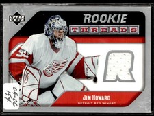 2005-06 Upper Deck Rookie Threads Jimmy Howard Detroit Red Wings #RT-HO