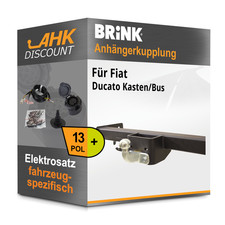 Für Fiat Ducato Kast./Bus 11- BRINK Anhängerkupplung starr + 13polig E-Satz AHK