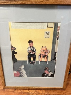 JIM DAVIS NORMAN ROCKWELL ''THE VETERINARIAN'' LIMITED EDITION LITHOGRAPH