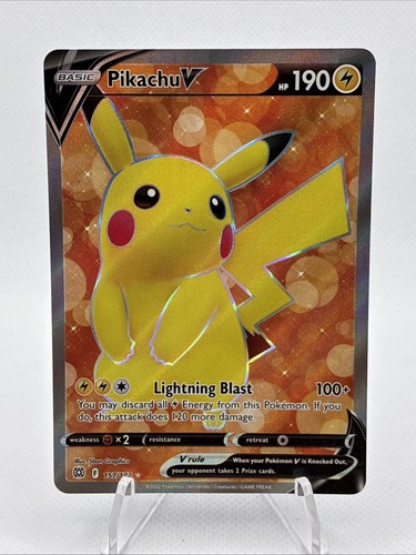 Pokémon Pikachu V 157/172 FULL ART NM