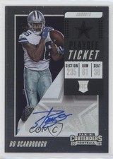 2018 Panini Contenders Rookie Playoff Ticket 66/99 Bo Scarbrough #193 Auto 03rx