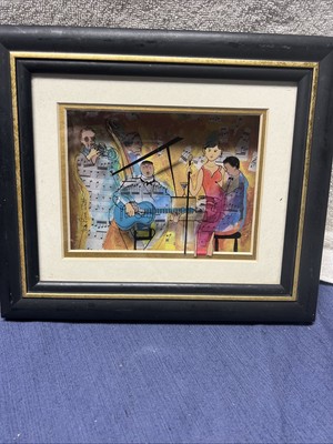 Jean-Pierre Weill  Jazz ensemble  3D  Painting Vitreography
