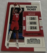 2021-22 Panini Contenders Basketball Christian Wood Houston Rockets #80