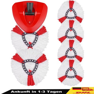 7 in 1 set Ersatzkopf für Vileda O-cedar Dreieck Turbo Wischmopp Mikrofaser DE