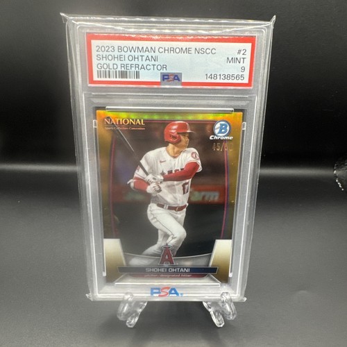 2023 Bowman Chrome National -Shohei Ohtani - Gold /50 PSA 9🔥HOT🔥