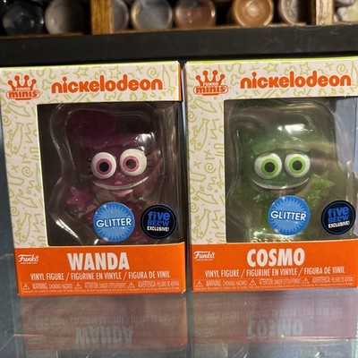 Funko Minis! Nickelodeon: CHASE Cosmo & Wanda (Glitter) - Pair!