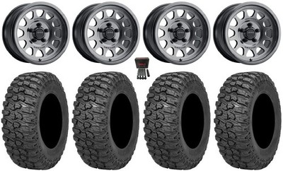 Method 414 15'' Wheels Gr +13mm 35'' Trail Saw 2.0 Tires CFMoto ZForce Z10 / Z10-4