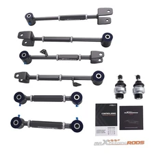 6x Rear Camber Control Arms + Front Lower Ball Joint for 2008-2017 Honda Accord