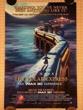 Orig. THE POLAR EXPRESS 2005 IMAX 3D Reissue DS Theatrical Poster 27 x 40