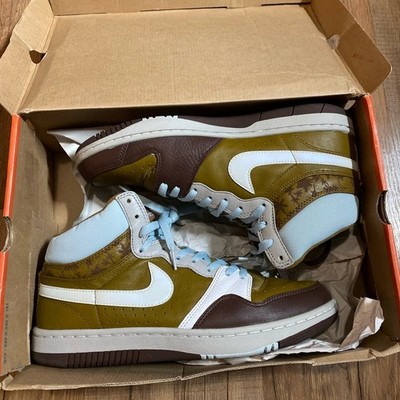 2006 Nike Court Force High Premium Spanish Moss White Granite