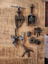 Snap-on Tools A78 Small Bearing Puller Usa W Extra Pullers And Parts Lot 2 Jaw